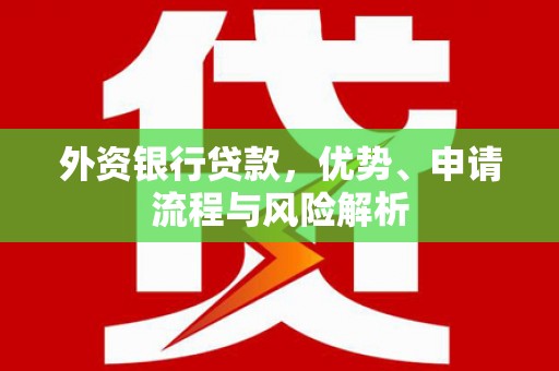 城中外资银行贷款，优势、申请流程与风险解析