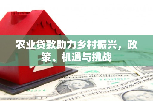 城中农业贷款助力乡村振兴，政策、机遇与挑战