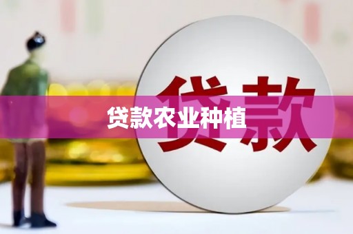 城中贷款农业种植