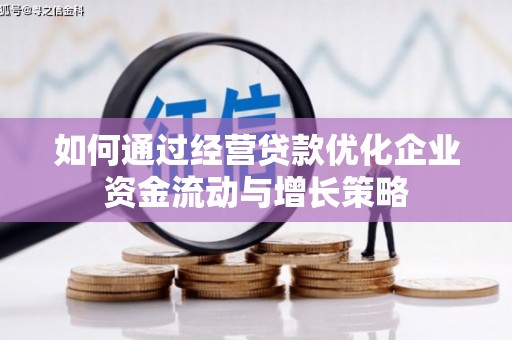 城中如何通过经营贷款优化企业资金流动与增长策略