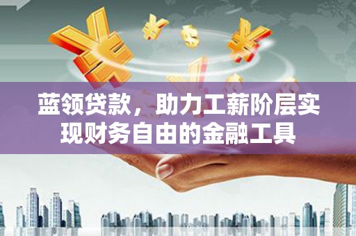 城中蓝领贷款，助力工薪阶层实现财务自由的金融工具
