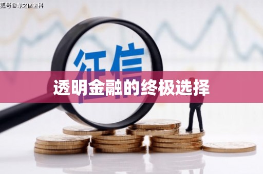 城中透明金融的终极选择