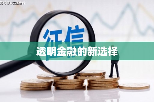 城中透明金融的新选择